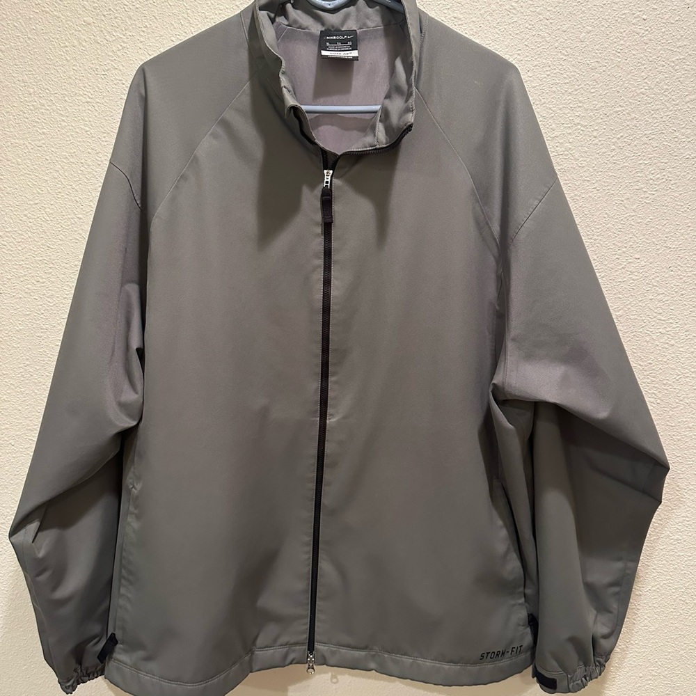 Nike Golf Gray Windbreaker Lightweight Jacket